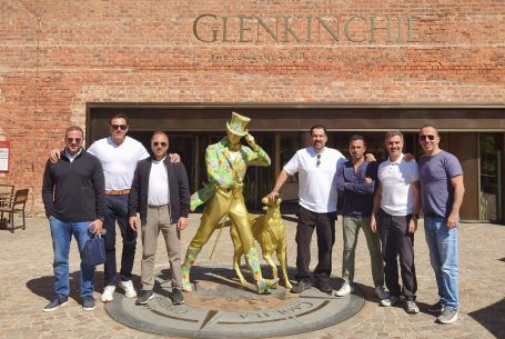 Guests at whisky Distillery