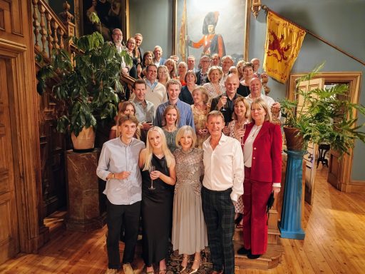 Birthday celebrations at castle